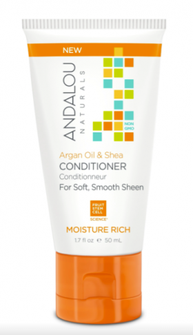 Balsam pentru par uscat, Argan Oil and Shea Moisture Rich Conditioner, 50ml - Secom - Andalou