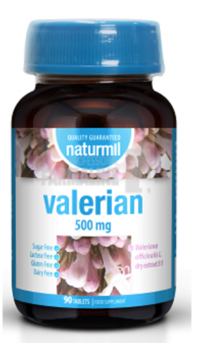 Valerian 500mg, 90cps - Naturmil