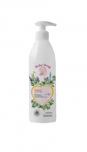 Sampon&Gel de dus " bebe drag " cu aloe si bisabolol 500ml - Viva Natura