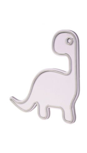 Decoratiune luminoasa LED, Dino the Dinosaur, Benzi flexibile de neon, DC 12 V, Alb