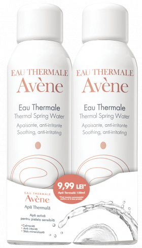 AVENE APA TERMALA SPRAY 150ML 1+1 PACHET AVANTAJOS