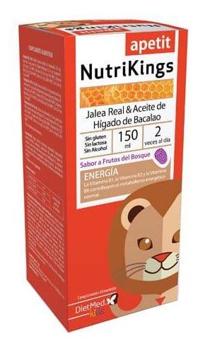 NUTRIKINGS APETIT - sirop cresterea poftei de mancare, 150ml, DIETMED-NATURMIL