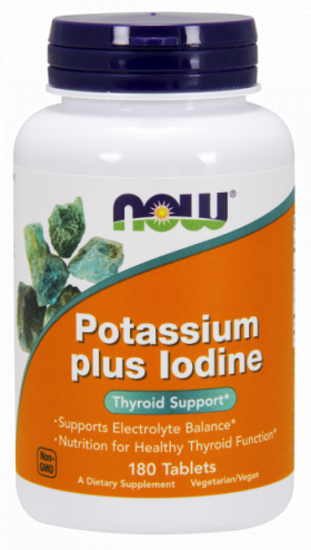 Now Potassium Plus Iodine 180 tab