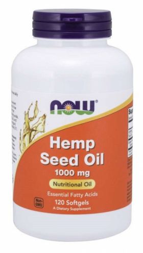 Now Hemp Seed Oil 1000 mg 120 softgels