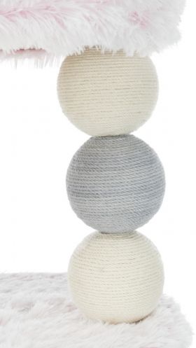 Ansamblu Harvey cu Sisal, 73 cm/54 x 40 cm, Alb-Roz, 44539