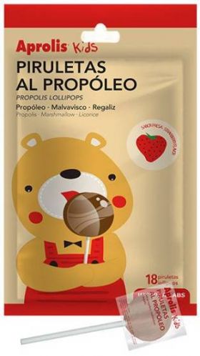 Acadele cu propolis 100,8 g (18 buc.) - Aprolis Kids