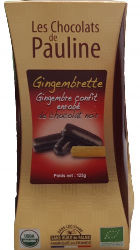 Bomboane ciocolata neagra cu ghimbir - Les Chocolats de Pauline | Les Chocolats de Pauline