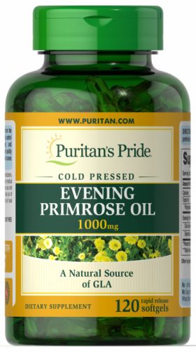 Puritan s Pride Evening Primrose Oil 1000 mg 120 softgels