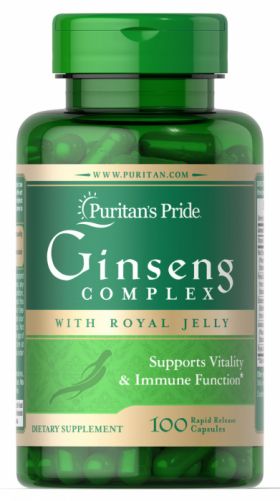 Puritan s Pride Ginseng Complex Royal Jelly 1000mg 100 caps