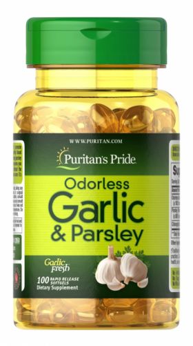 Puritan s Pride Odorless GarlicParsley 100 softgels