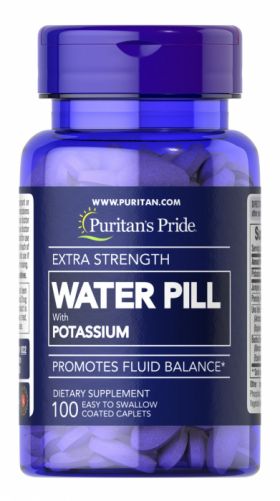 Puritan s Pride Water Pill with Potassium 100 caplets