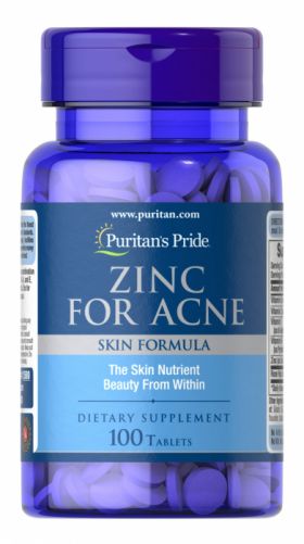 Puritan s Pride Zinc For Acne 100 tabs