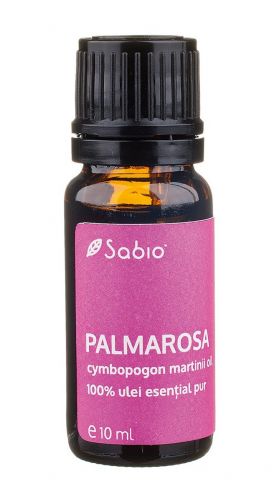 Ulei esential Palmarosa (cymbopogon martinii), 10ml, Sabio