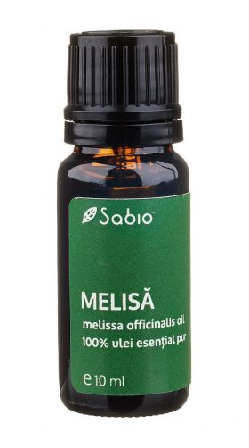 Ulei esential pur Melissa (melissa officinalis), 10ml, Sabio