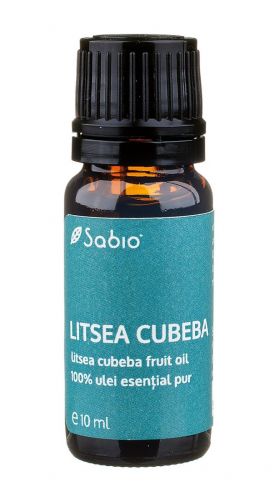 Ulei esential Listea Cubeba (litsea cubeba fruit), 10ml, Sabio