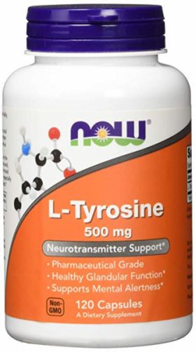 Now L-Tyrosine 500 mg 120 caps