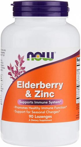 Now Elderberry Zinc 90 lozenges