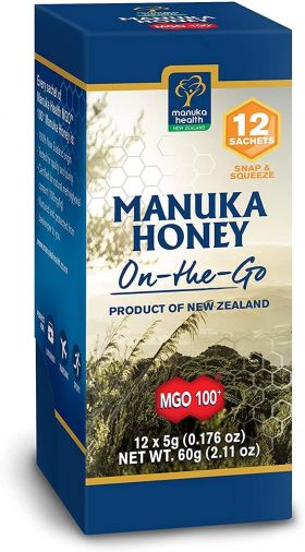 Miere de Manuka MGO 100+ pliculete (12 buc x 5g)