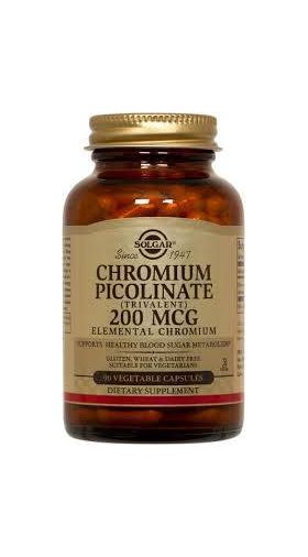 Chromium picolinate 200mg 90cps - SOLGAR