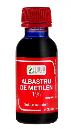 Albastru de metilen 1%, 25 ml, Adya Green