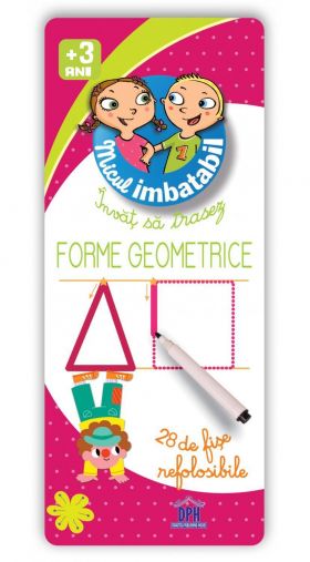 Micul Imbatabil - invat sa trasez - Forme geometrice - carte - DPH