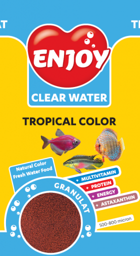 Hrana pentru pesti Enjoy Tropical Color Granule 250ml