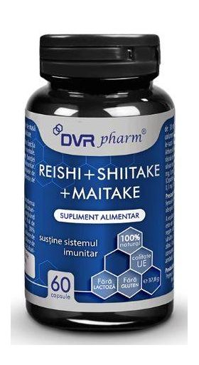 REISHI + SHIITAKE + MAITAKE 60 capsule - DVR Pharm