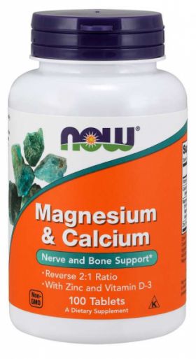 Now MagnesiumCalcium + Zinc Vit D3 100 tab