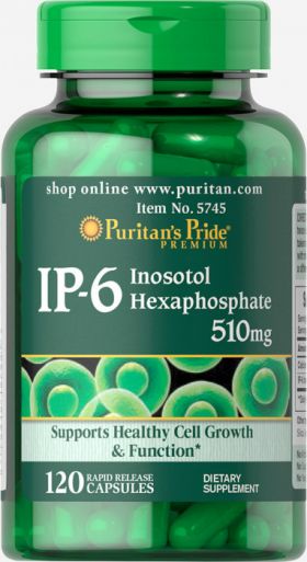 Puritan s Pride IP-6 Inositol Hexaphosphate 510 mg 120 caps