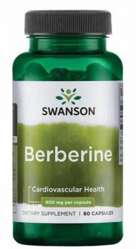 Berberine 400mg, 60 capsule - Swanson