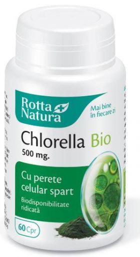 CHLORELLA 500MG ECO-BIO 60CPR - ROTTA NATURA