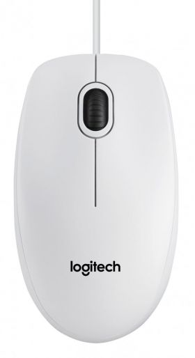 logitech B100 Optical USB Mouse white (910-003360)