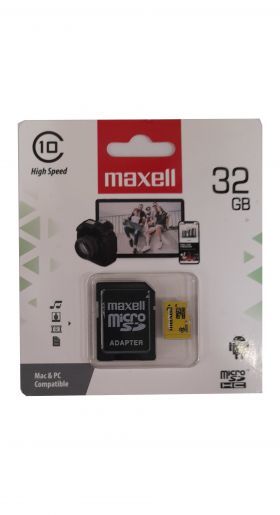 card micro sdhc 32gb clasa 10 maxell