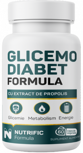 Glicemo Diabet Formula, 60 capsule, Nutrific