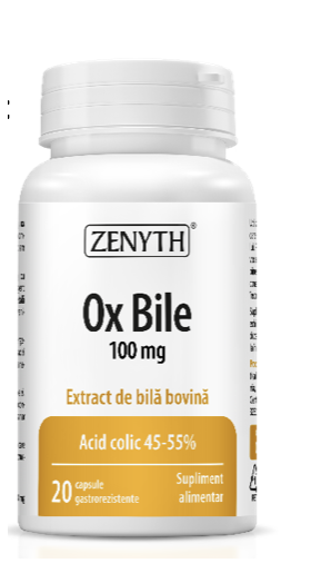 Ox Bile 100mg, 20cps - Zenyth