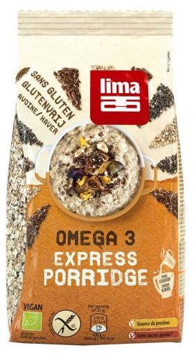 Porridge Express Omega 3, fara gluten, eco-bio, 350g - Lima