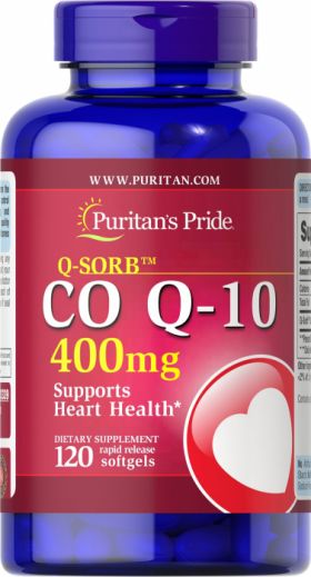 Puritan s Pride CO Q-10 400 mg 120 softgels