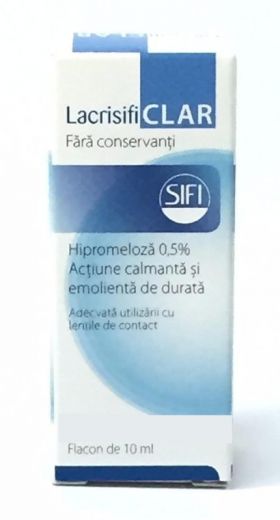 LACRISIFI CLAR SOLUTIE OFTALMICA 10ML