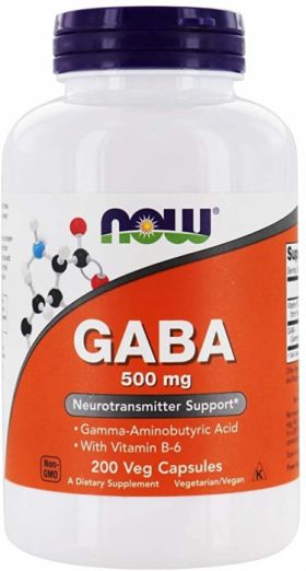 Now Gaba with Vitamin B6 500mg 200 vcaps