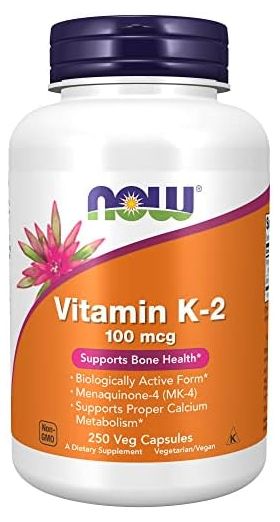 Now Vitamin K-2 100 mcg 250 vcaps