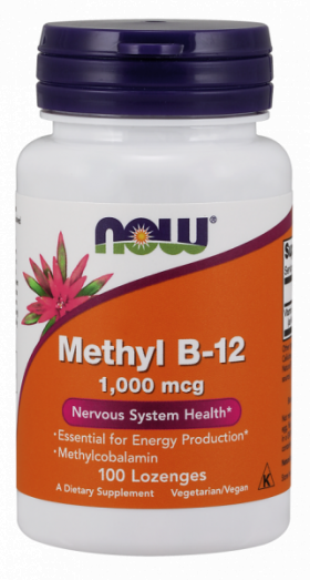 Now Methyl B-12 1000 mcg 100 lozenges