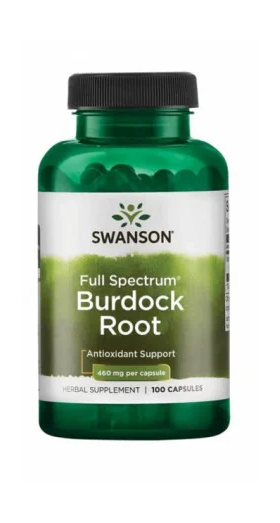 Burdock Root (Radacina de Brusture) 460 mg, 100 capsule - Swanson