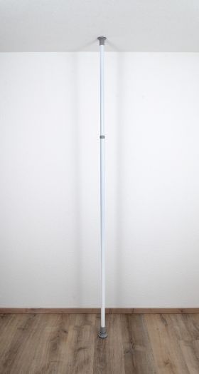 Tija extensibila, Wenko, Herkules, 165-300 cm, inox/plastic/polipropilena