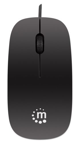 mouse optic usb 1000dpi negru 177658 manhattan