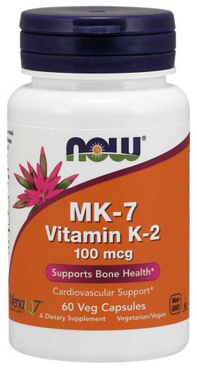 MK-7 Vitamina K-2 100 mcg - NOW Foods