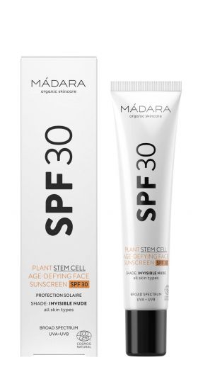 Crema de soare anti-aging pentru fata SPF30, 40ml - Madara