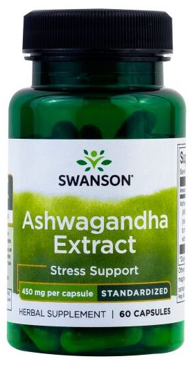 Swanson Ashwagandha Extract 450mg 60 caps