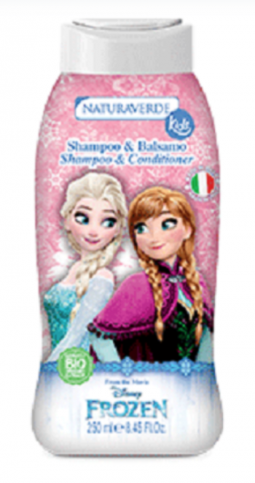 Sampon si balsam pentru copii Frozen, 250ml - Naturaverde