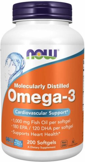 Now Omega 3 200 softgels