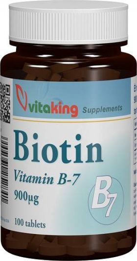 Vitamina B7 (BIOTINA) 900mcg - 100cp - VITAKING